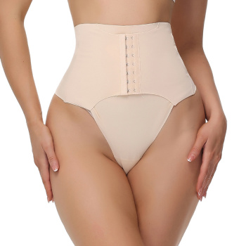 new plus size stretch high waist tummy control no trace tight shapewear thongs