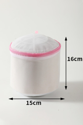 one pc new machine washable cylinder underwear washing fine net bag