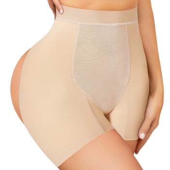 sexy plus size high stretch high waist hollow hip lift shapewear shorts