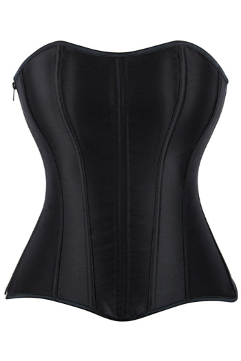 sexy plus size stretch tube design solid color shapewear