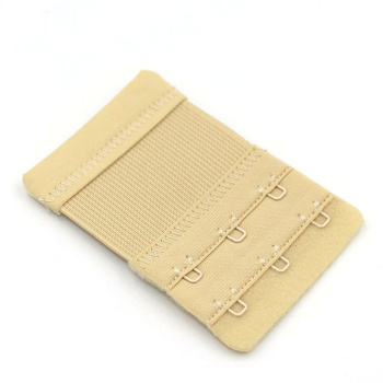 three pcs new solid color elastic bra extension buckles