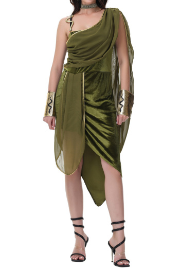 sexy non-stretch egyptian medusa costumes(with hair hoop&hand rings)