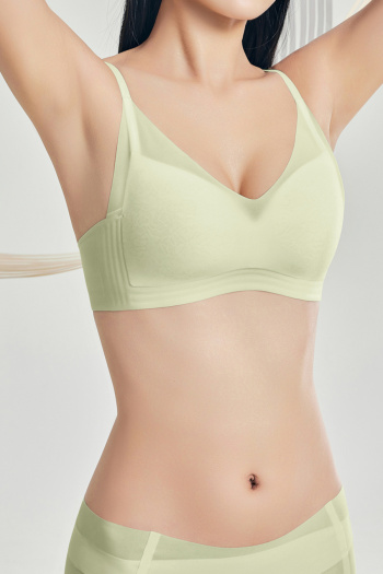sexy slight stretch 5 colors traceless breathable padded bras(asia size)