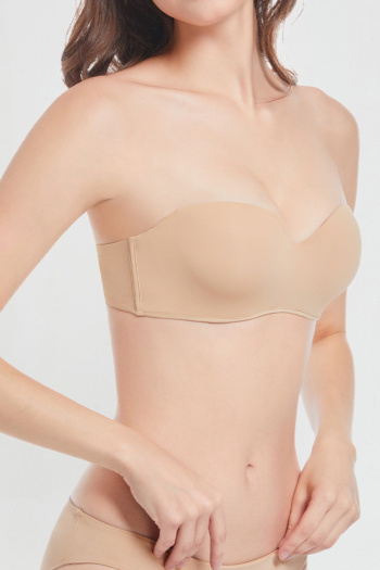 sexy slight stretch removable straps with underwire traceless gather padded bras