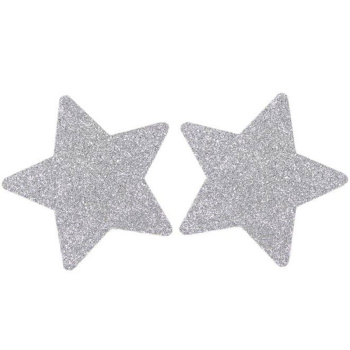 one pair new sexy pentagram shape breathable nipple stickers