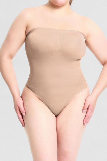 sexy high stretch solid color seamless shape bodysuit