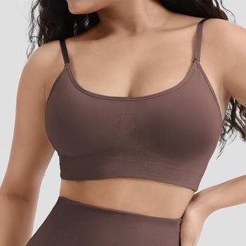 sexy plus size high stretch seamless padded bras
