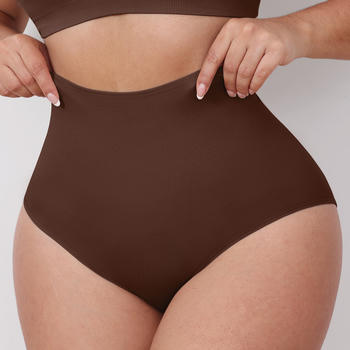 plus size high stretch high-waist abdomen control panties