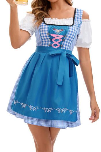 plus size non-stretch oktoberfest costumes(with apron&belt)