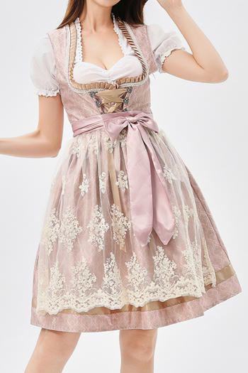 sexy non-stretch two-piece set oktoberfest costumes(with apron)