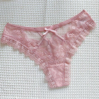 sexy new stylish 5 colors mesh stitching lace thong(size run small)