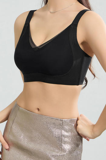 sexy plus size slight stretch 4 colors traceless gather padded bras(asia size)