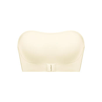 sexy slight stretch solid color no chest pad strapless lifting bra