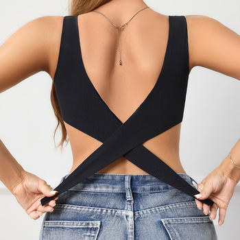 sexy high stretch solid color no trace thin breathable push-up bra no chest pad