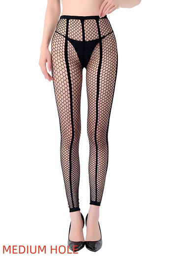 sexy hot high stretch medium hole fishnet hollow tight tights(no thong)