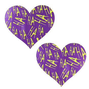 fifty pair halloween sexy heart shape letter disposable nipple pad(length:7.7cm)