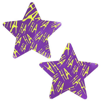 fifty pair halloween sexy pentagram shape disposable nipple pad(length:8.2cm)