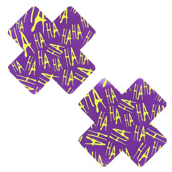 fifty pair halloween sexy cross shape disposable nipple pad(length:8.2cm)