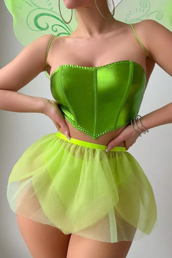 sexy slight stretch tube design butterfly fairy costumes(without wing)