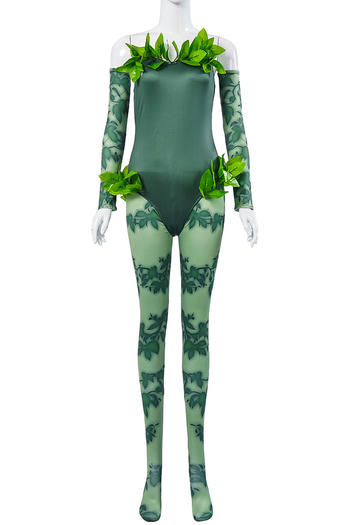 sexy plus size slight stretch tube design vine printing cotumes(with sleeves)