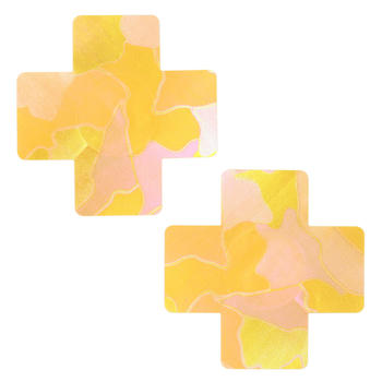 fifty pair sexy cross shaped disposable breathable nipple pad(length:8.cm)
