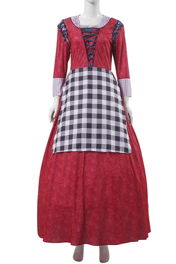 plus size non-stretch snow white costumes(with apron)