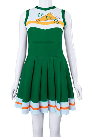 plus size slight stretch cartoon cheerleading costumes