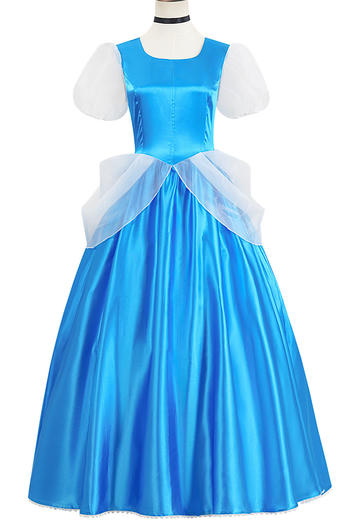 plus size non-stretch cinderella costumes(with neck ring&gloves)