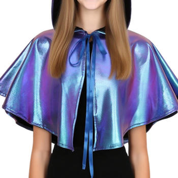 halloween laser hooded death vampire cloak