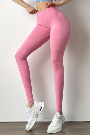 autumn 5 colors solid color high stretch high waist hip lift fitness yoga sports tight pants