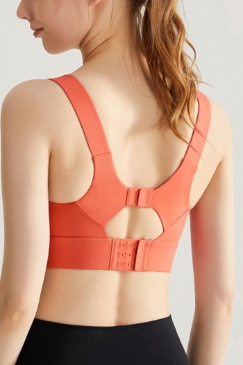 sports plus size high stretch padded adjustable fitness bra (size runs small)
