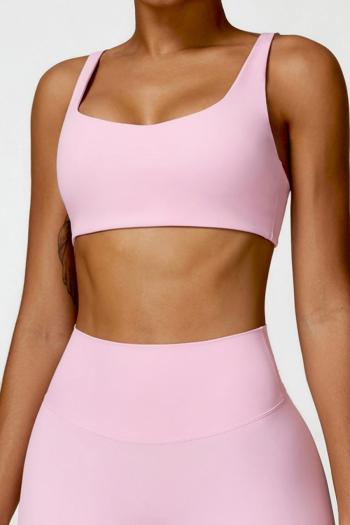 sports slight stretch 5 colors removable padded yoga bra(size run small)