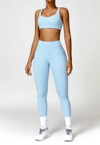 sports slight stretch 5 colors padded yoga bra & pants sets(size run small)