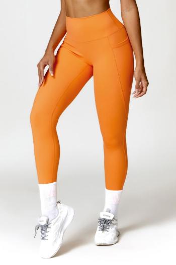 sports slight stretch 5 colors pockets slim yoga pants(size run small)
