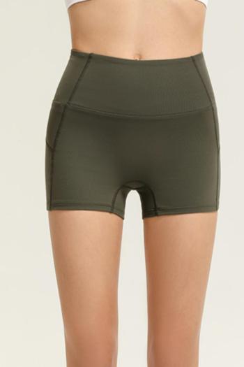 sports stylish high stretch quick dry high-waist shorts(size run small)