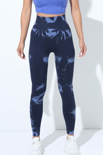 s-l new sports high-stretch tie-dye high-waist tight yoga pants