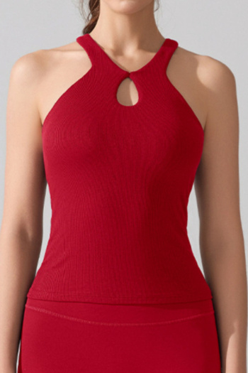 sports high stretch 4 colors padded yoga fitness vest(size run small)