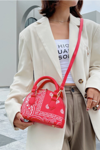 6 Colors fashion printing shell shiPU crossbody handbag