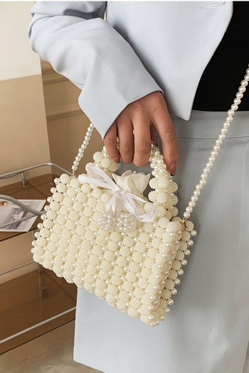 little fairy pearl weaving drawstring crossbody handbag  19cm(l)* 7cm(w)* 13cm(h)