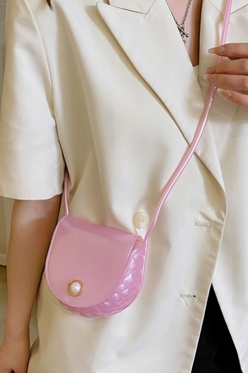 fashion new 9 colors quilted candy colors pearl magnetic button crossbody jelly bag 14cm(l)* 5cm(w)* 12cm(h)