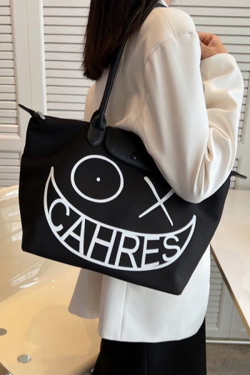 stylish new cartoon printing canvas high-capacity zip-up shoulder bag 41cm(l)* 16cm(w)* 27cm(h)