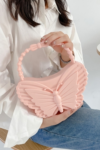 stylish new eight colors butterfly shape pvc open design high quality handbag 22cm(l)* 7cm(w)* 15cm(h)