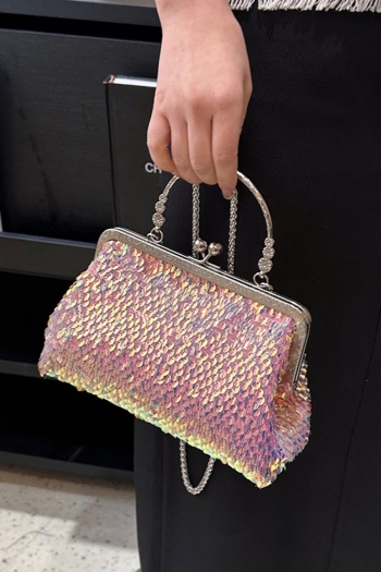 stylish new 5 colors sequin decor crossbody handbag