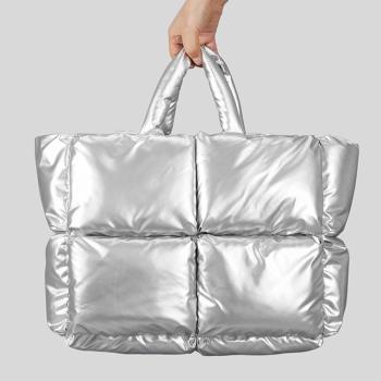 stylish new 4 colors solid color zip-up shoulder handbag