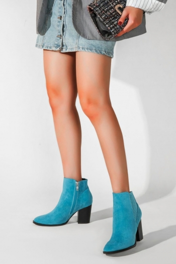 autumn & winter new 5 colors pointed side zip-up stylish high-heel boots(heel height:8cm, shaft height:9cm)