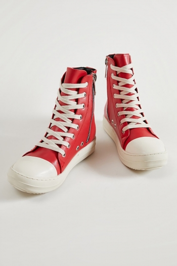 New lace-up thick bottom stylish casual canvas shoes