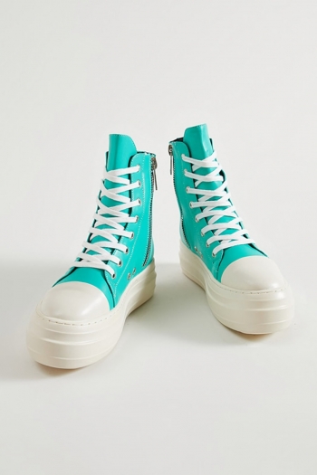 new thick bottom lace-up high-top stylish all-match sneakers