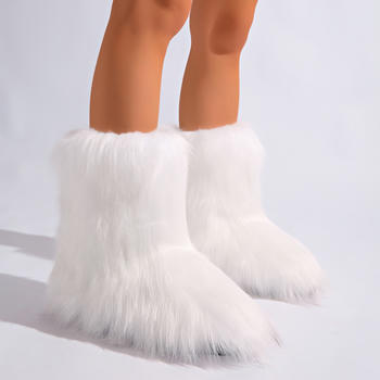 Winter new 8 colors solid color plush boots