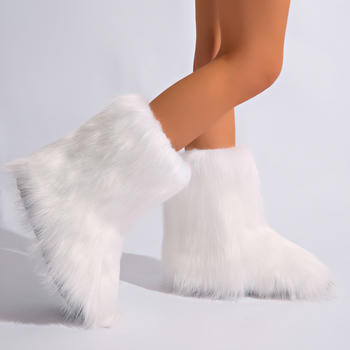 Winter new 8 colors solid color plush boots