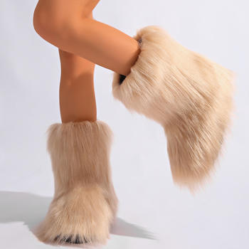 Winter new 8 colors solid color plush boots